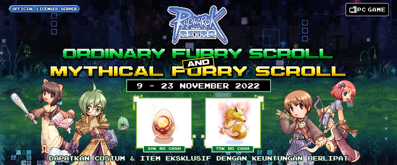 Ragnarok Retro Furry Scroll Series